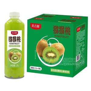美吉源果味饮料益生菌发酵复合猕猴桃味1.5Lx6瓶