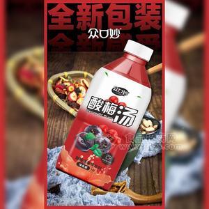 眾口妙酸梅湯果味飲料1L