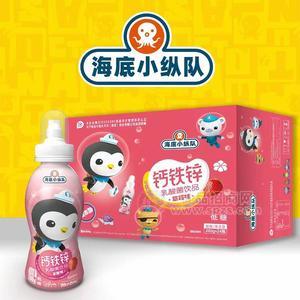 海底小纵队钙铁锌乳酸菌饮品乳饮料200gx24瓶招商