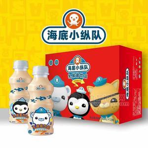 海底小纵队添加益生元乳酸菌饮品乳饮料340mlx12瓶