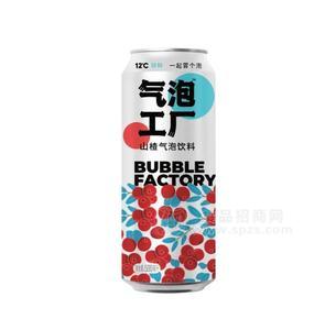 氣泡工廠山楂氣泡飲料果味汽水