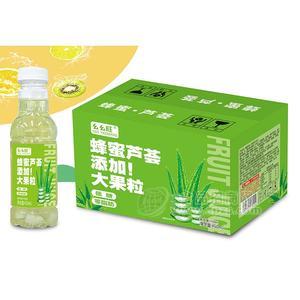 幺幺旺果肉果汁飲料蜂蜜蘆薈味450ml