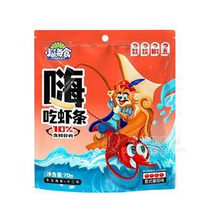 小海食意式番茄味蝦條膨化食品70g