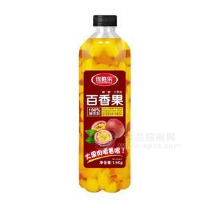 优胜乐百香果益生菌复合果汁风味饮料1.5kg