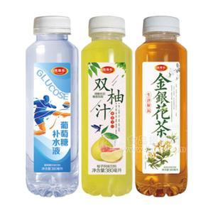 優(yōu)勝樂雙柚汁金銀花露葡萄糖補水液飲料