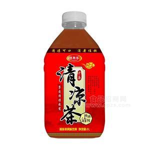 優(yōu)勝樂清涼茶風味飲料1L