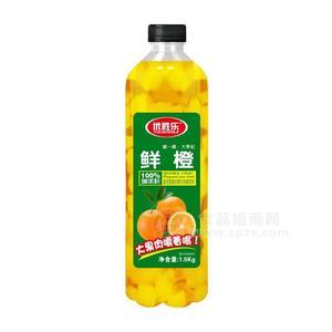 优胜乐鲜橙益生菌复合果汁风味饮料1.5kg