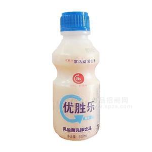 優(yōu)勝樂乳酸菌乳味飲品乳飲料340ml