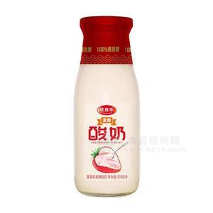 優(yōu)勝樂(lè)草莓味發(fā)酵酸奶乳飲料310ml