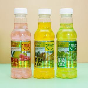 简乐派多肉大果粒蜂蜜果汁饮料西柚菠萝葡萄口味450ml
