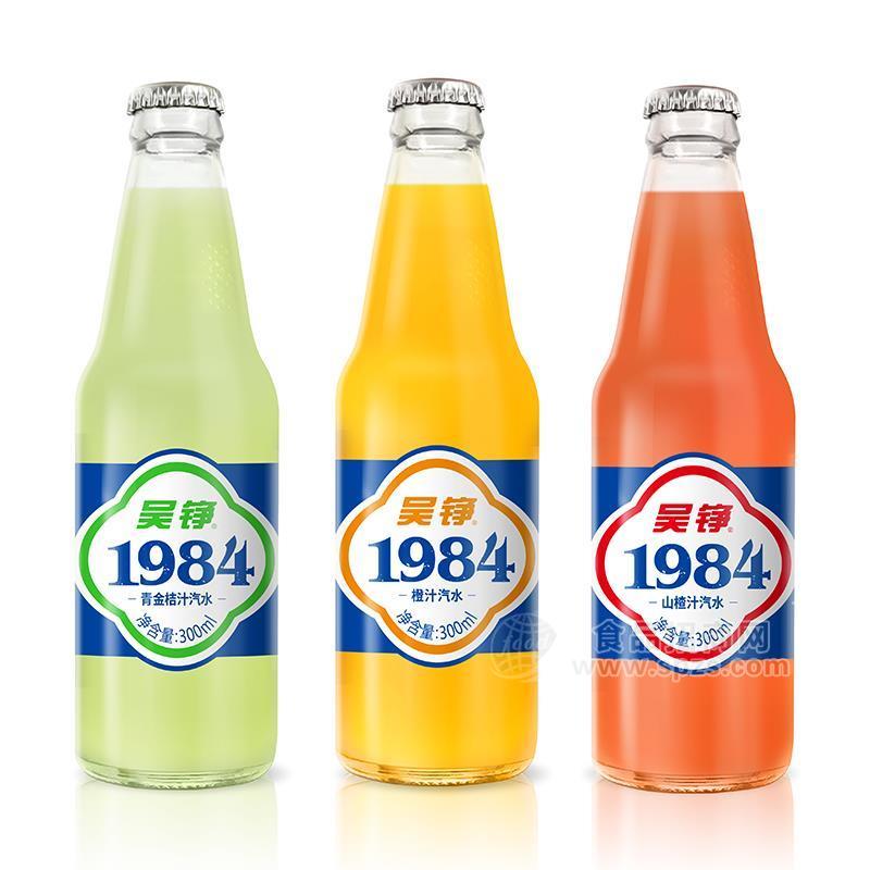 吴铮果汁汽水混合口味300ml