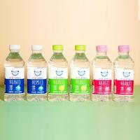 简乐派苏打水0糖0脂0卡苏打饮料原味青柠蜜桃口味350ml
