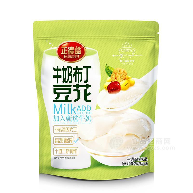 正德益牛奶布丁豆花冲调谷物制品240g