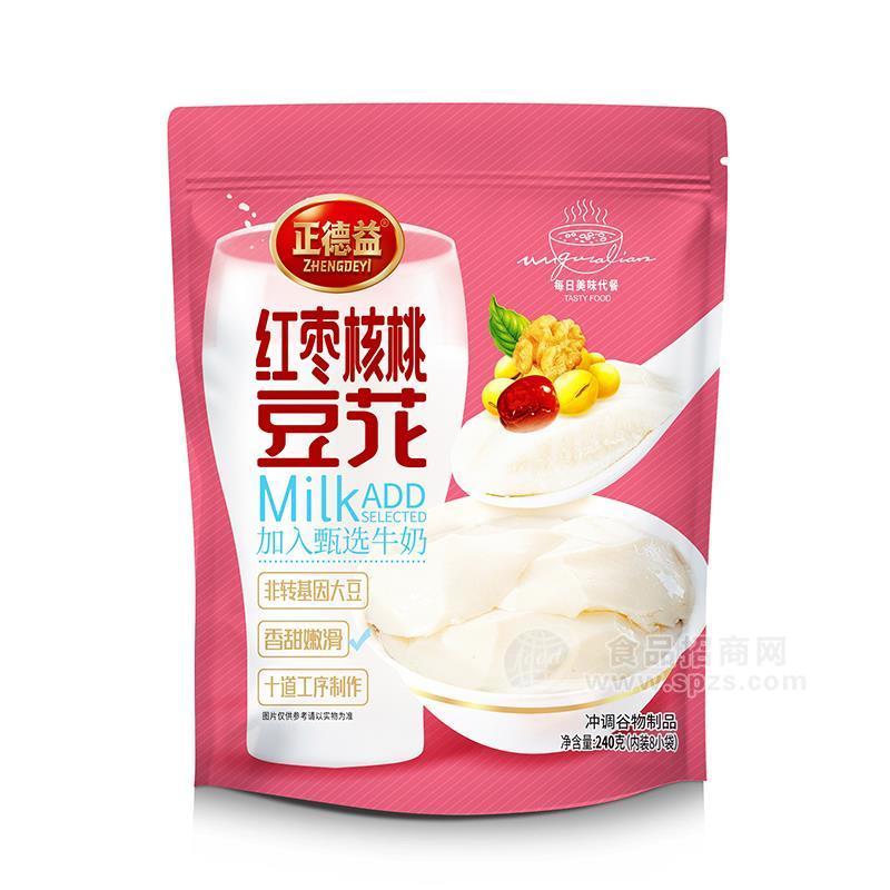正德益红枣核桃豆花冲调谷物制品240g