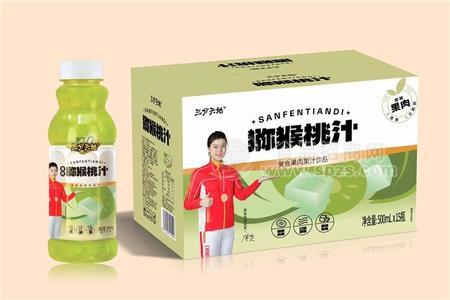 三分天地猕猴桃汁复合果肉果汁饮品