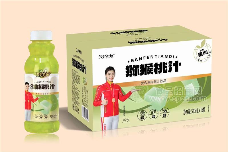 三分天地猕猴桃汁复合果肉果汁饮品