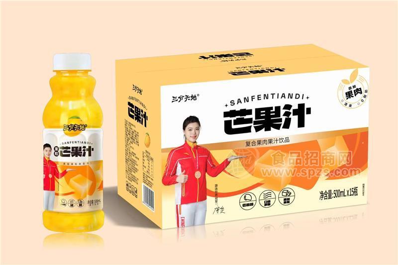 三分天地芒果汁500毫升15瓶