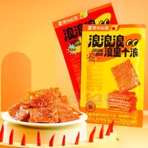 思鄉(xiāng)山波浪豆筋休閑零食麻辣食品