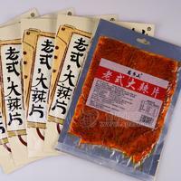 思鄉(xiāng)山老式大辣片休閑零食膨化豆制品香辣味68g