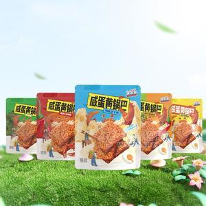 禾友趣咸蛋黃糯米鍋巴網紅休閑零食膨化食品108g