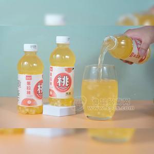 百乐洋果粒桃汁饮料小果汁360ml