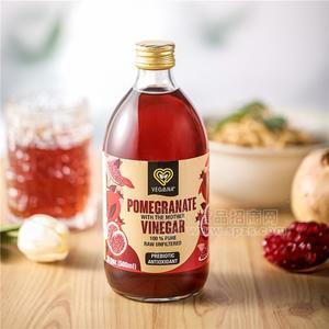 西班牙原瓶进口Vegaana冷压榨未过滤酵母益生菌原浆石榴醋