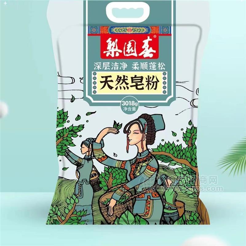 梨园春3018g天然皂粉