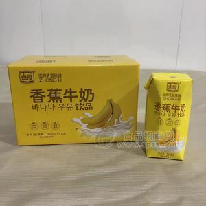 忠厚乳業(yè)香蕉牛奶200mlX6盒