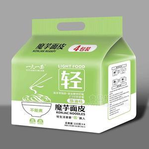 一天一面蔥油味魔芋面皮方便食品110gx4袋