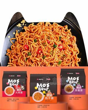 魔熊空降韩式火鸡面武汉热干面韩式炸酱面116g5包