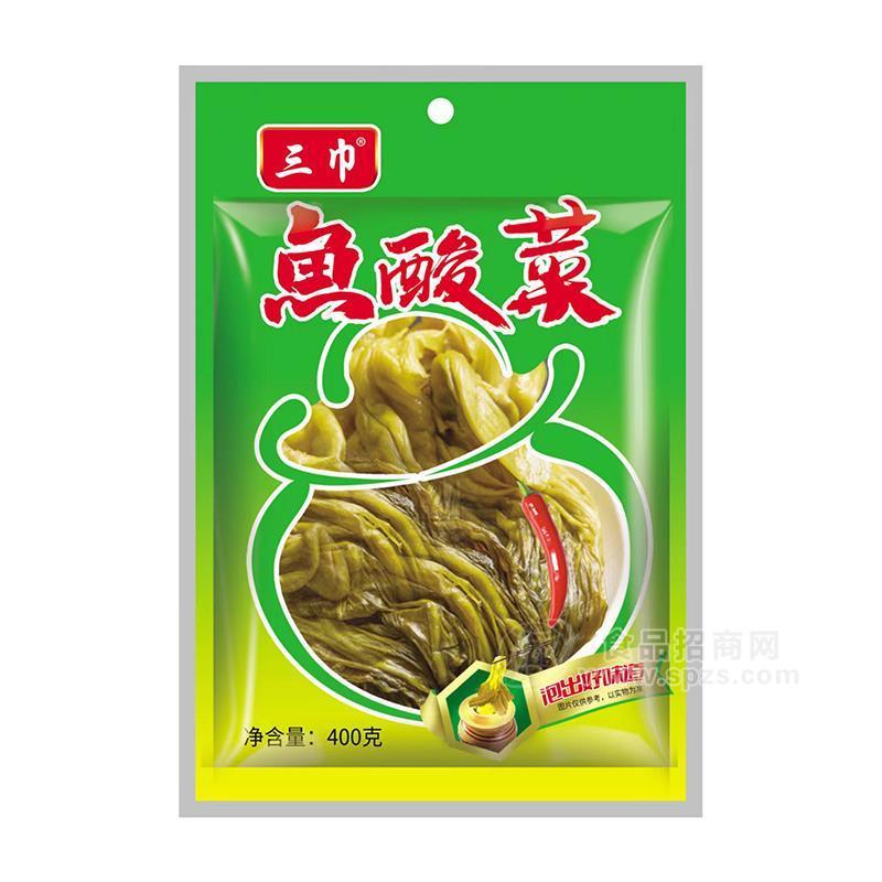 三巾鱼酸菜调味品400g 