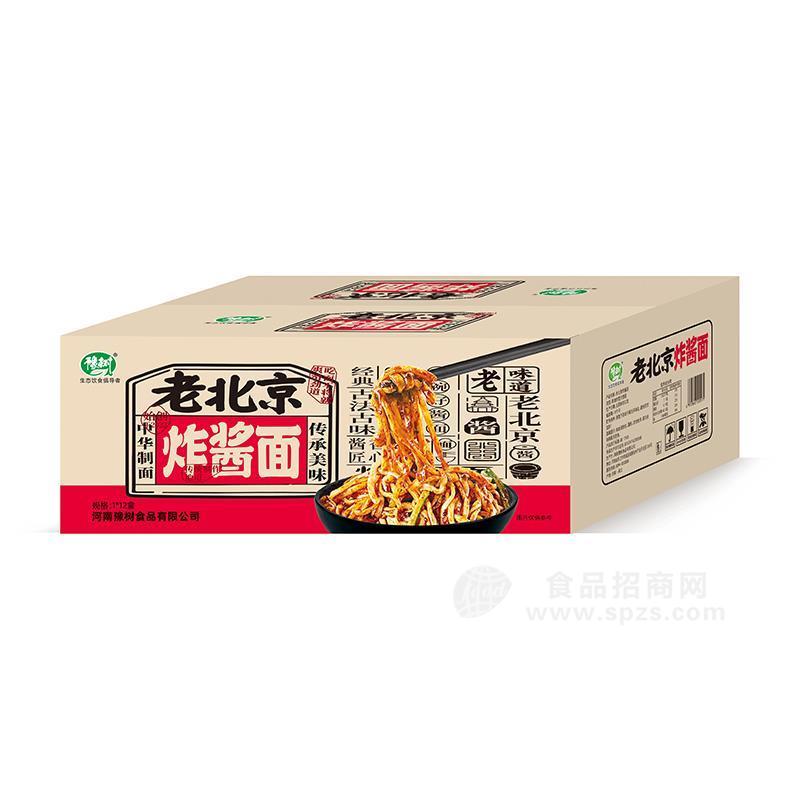 豫樹老北京炸醬面方便面1x12盒