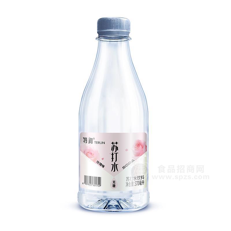特润玫瑰味苏打水饮料370ml
