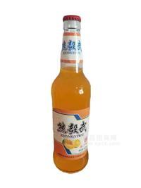 熊毅武果味汽水500ml橙子味玻璃瓶汽水