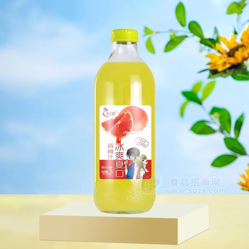 樂百億冰爽夏口西柚汁果汁飲料1L