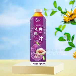 樂百億冰爽夏口西梅汁果汁飲料1.5L