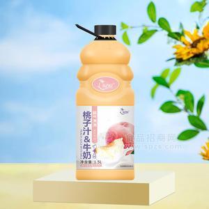 樂百億桃子汁牛奶桃子復(fù)合果汁飲料1.5L