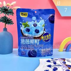 萌孩子椰果饮料施芭椰町蓝莓味180g