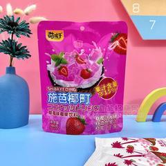 萌孩子椰果饮料施芭椰町草莓味180g