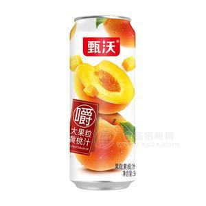 甄沃果粒黃桃汁復(fù)合果汁飲料500ml