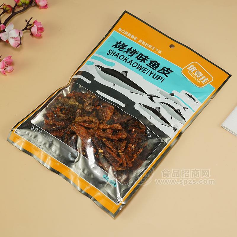 優(yōu)壹佳魚皮燒烤味100g