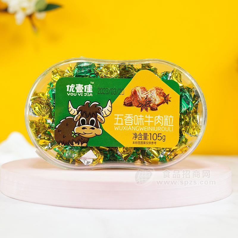 優(yōu)壹佳牛肉粒五香味105g