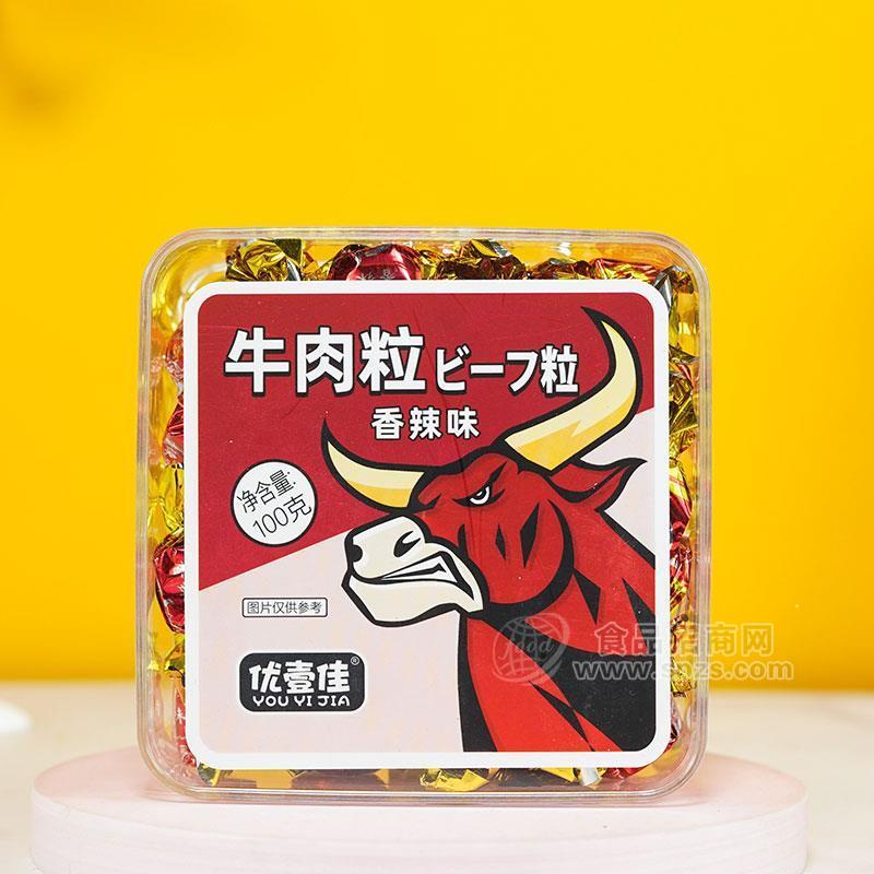 優(yōu)壹佳牛肉粒香辣味100g