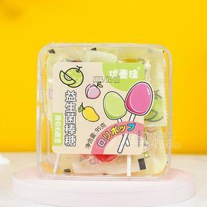 优壹佳益生菌棒糖混合水果味95g