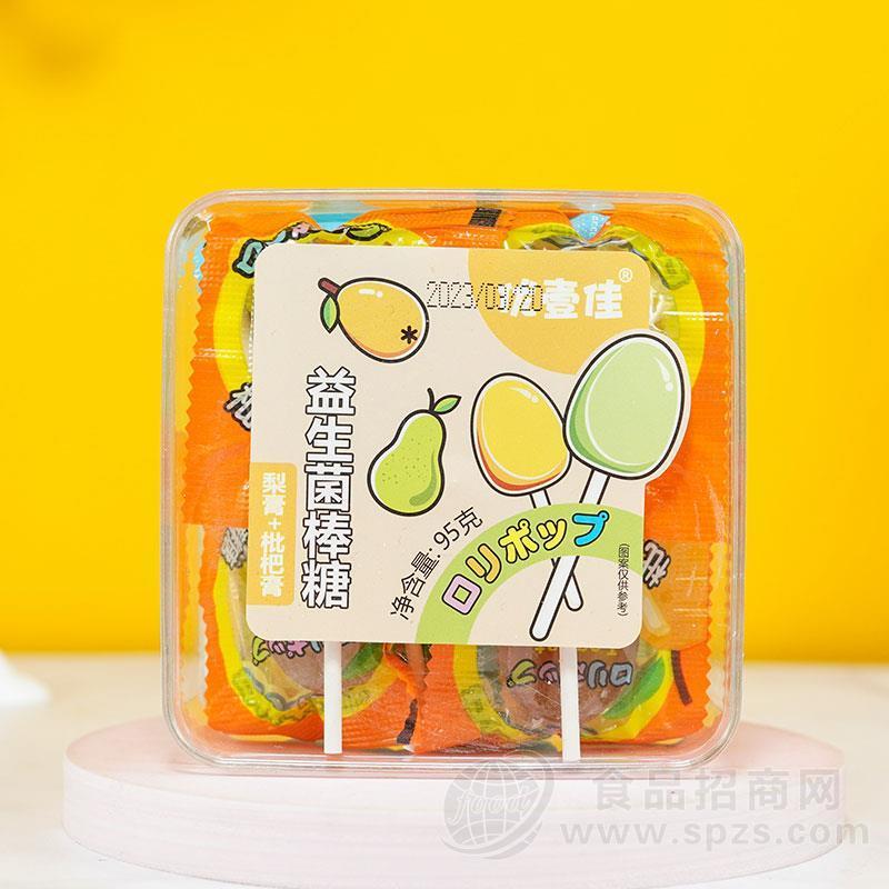 优壹佳益生菌棒糖梨膏+枇杷膏95g