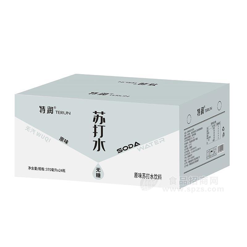·特润原味苏打水饮料370mlx24瓶 