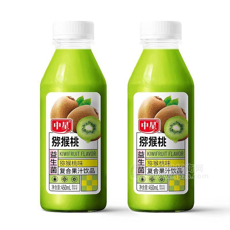 中星猕猴桃味益生菌复合果汁饮品450ml