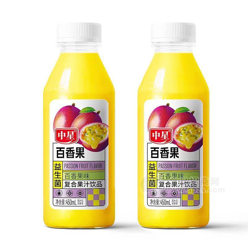 中星益生菌百香果味復(fù)合果汁飲品450ml