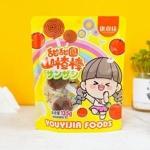 優(yōu)壹佳果糕類蜜餞甜甜圈山楂棒135g