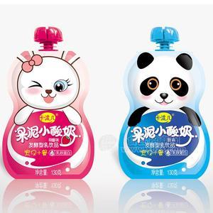 卡波兒果泥小酸奶發(fā)酵型乳酸菌飲品130g